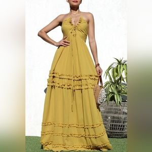 New with tag long summer dress